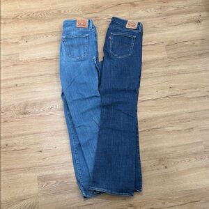 Levi's Blue Denim Jeans Set